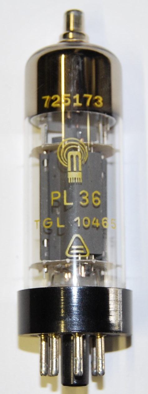 Telefunken pl36/PL 36 Amplificateurs Tube 